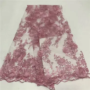 Pink African Lace Fabric 3D Flower High Quality 2019 French Tulle Lace Fabric Appliqued Nigerian Net Lace For Wedding Dress Y12
Pink African Lace Fabric 3D Flower High Quality 2019 French Tulle Lace Fabric Appliqued Nigerian Net Lace For Wedding Dress Y12