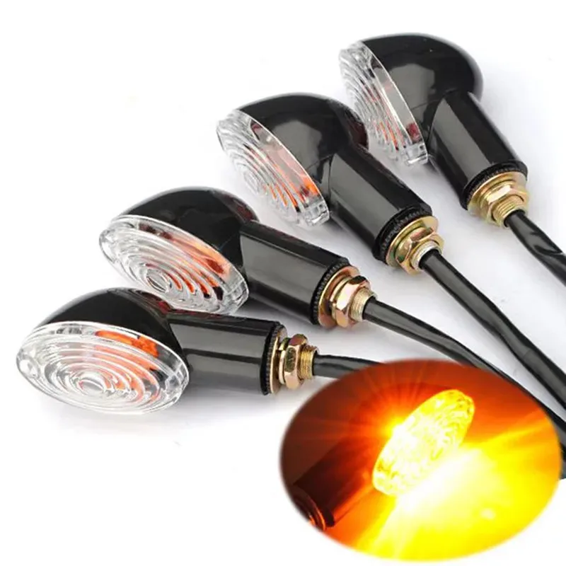4Pcs/Lot Motorcycle Turn Signal Light LED Amber Indicators Blinker for Suzuki Harley Honda Scooter Flashing Lamp
4Pcs/Lot Motorcycle Turn Signal Light LED Amber Indicators Blinker for Suzuki Harley Honda Scooter Flashing Lamp