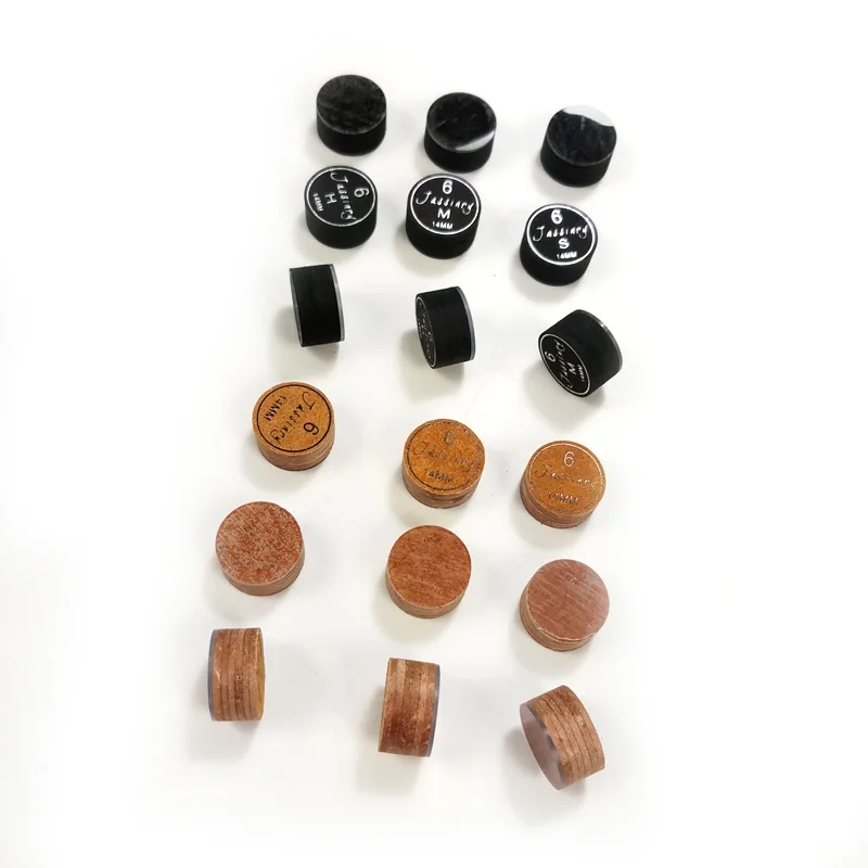 2018 latest 6pcs professional 14mm Jassinry cue tips in S/M/H 6layers+transparent cushion Billiards Pool cue tips Hotsale China
2018 latest 6pcs professional 14mm Jassinry cue tips in S/M/H 6layers+transparent cushion Billiards Pool cue tips Hotsale China