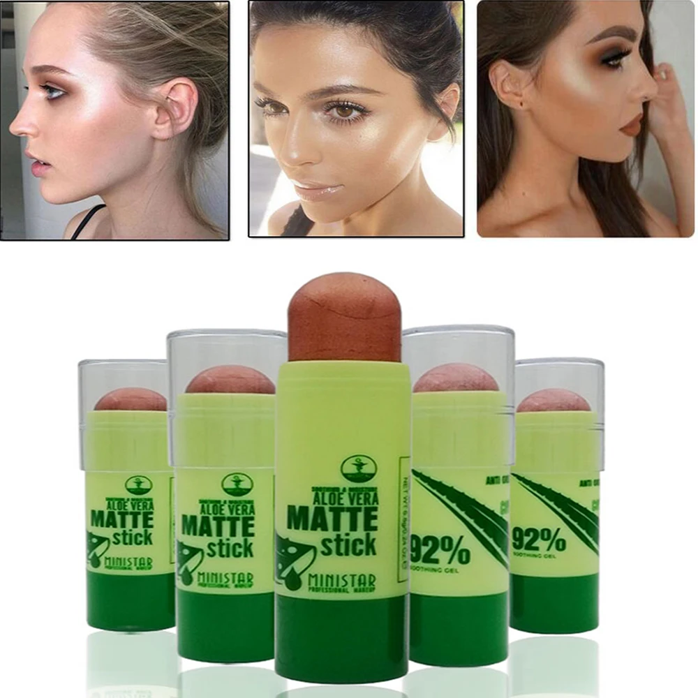 Ministar Face Contouring Makeup Aloe Vera Bronzer Stick 8 Colors Long Lasting Whitening Bronzer And Highlighter Cream MT015
Ministar Face Contouring Makeup Aloe Vera Bronzer Stick 8 Colors Long Lasting Whitening Bronzer And Highlighter Cream MT015