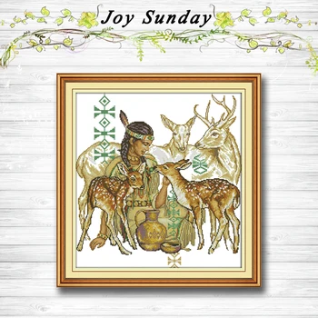 A maiden feeding a deer decor painting 14CT 11CT counted cross stitch kits embroidery set Needlework Set chinese cross stitch
A maiden feeding a deer decor painting 14CT 11CT counted cross stitch kits embroidery set Needlework Set chinese cross stitch