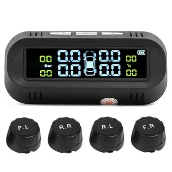 C68 USB+Solar Car TPMS Car Hidden Tire Pressure Monitor System LCD Digital Display Tyre Security Alarm Systems with 4 Sensors
C68 USB+Solar Car TPMS Car Hidden Tire Pressure Monitor System LCD Digital Display Tyre Security Alarm Systems with 4 Sensors