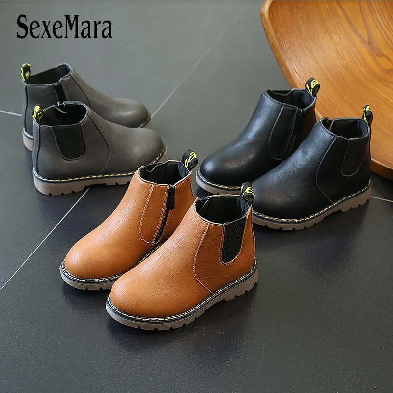 Autumn Winter Children Ankle Boots Girls Shoes for 2-12 years newborn/teenager Girl Boots 2017 Leather Shoe with Zipper A08291
Autumn Winter Children Ankle Boots Girls Shoes for 2-12 years newborn/teenager Girl Boots 2017 Leather Shoe with Zipper A08291