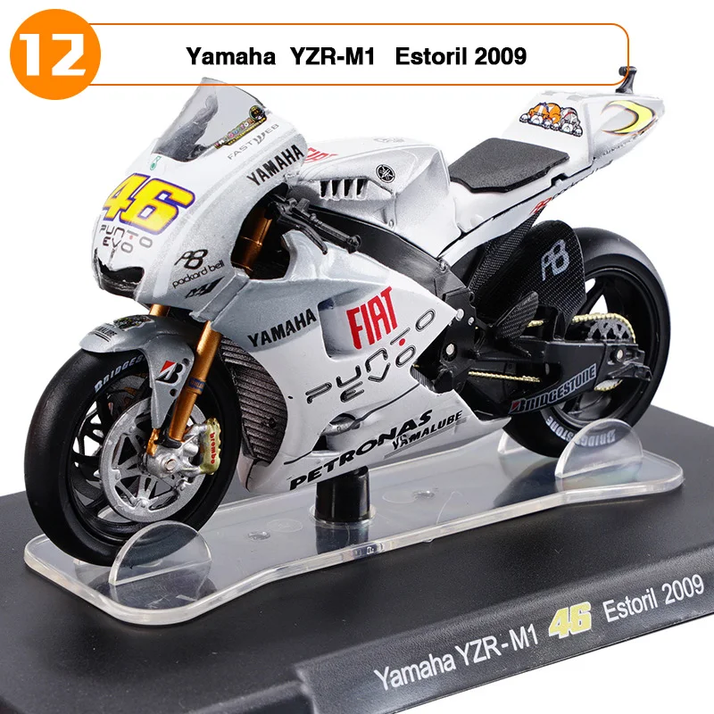 1:18 Scale Diecast Motorcycle VALENTINO ROSSI Yamaha YZR-M1 46# Estoril 2009 Racing Bike Model Collections Kids Gift
1:18 Scale Diecast Motorcycle VALENTINO ROSSI Yamaha YZR-M1 46# Estoril 2009 Racing Bike Model Collections Kids Gift