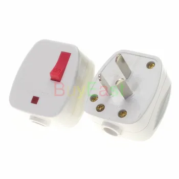 Lot 10 Australian, New Zealand China 3-Pin DIY Rewireable Plug 250V 10A with Main Power Switch LED Indicator
Lot 10 Australian, New Zealand China 3-Pin DIY Rewireable Plug 250V 10A with Main Power Switch LED Indicator