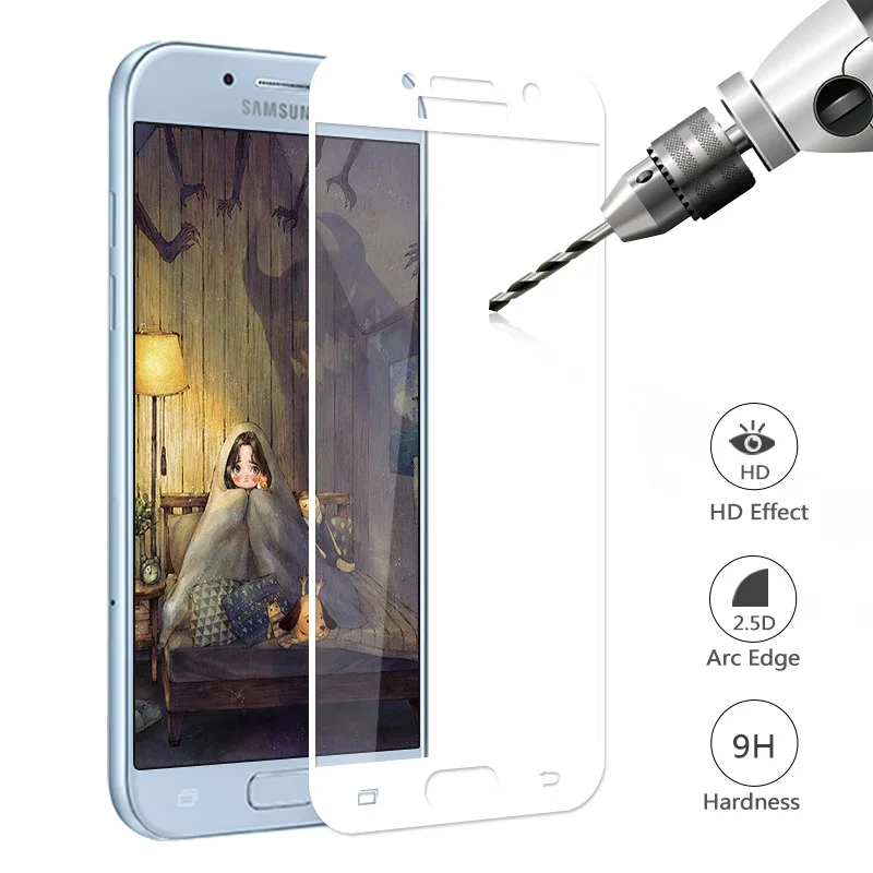 Screen Protector for Samsung Galaxy A5 2017 A520 Anti-Fingerprint 5.2" SM-A520F Tough Protection Tempered Glass Thin Front Film
Screen Protector for Samsung Galaxy A5 2017 A520 Anti-Fingerprint 5.2" SM-A520F Tough Protection Tempered Glass Thin Front Film