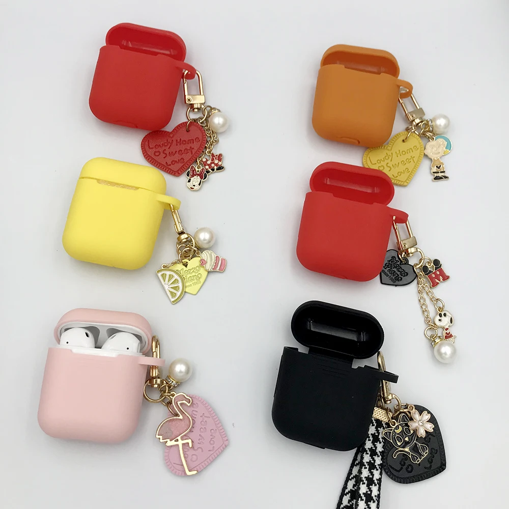 Cute Earphone Protective Case for AirPods Silicone Bluetooth Earphone Case For Apple AirPods Charger Box Cover Anti-lost Gift
Cute Earphone Protective Case for AirPods Silicone Bluetooth Earphone Case For Apple AirPods Charger Box Cover Anti-lost Gift
