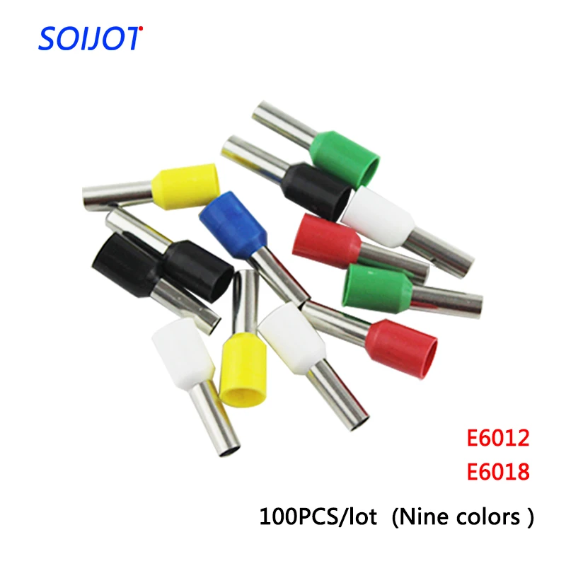 100PCS/lot VE6012 VE6018 Tube insulating Insulated terminals 6MM2 Cable Wire Connector Crimp Terminal
100PCS/lot VE6012 VE6018 Tube insulating Insulated terminals 6MM2 Cable Wire Connector Crimp Terminal