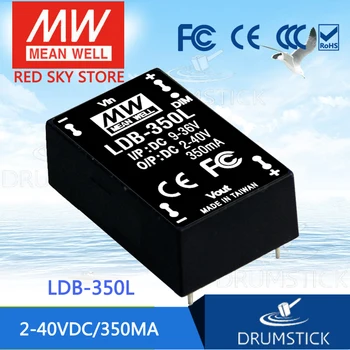 MEAN WELL LDB-350L 2 ~ 40VDC 350mA meanwell LDB-350 DC-DC Constant Current Buck-Boost LED driver pin tyle
MEAN WELL LDB-350L 2 ~ 40VDC 350mA meanwell LDB-350 DC-DC Constant Current Buck-Boost LED driver pin tyle
