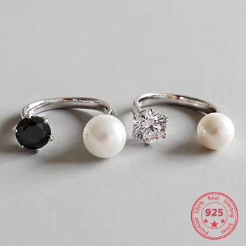 Korean Hot 925 Sterling Silver Fashion Zircon Pearl Open Designer Rings for Women
Korean Hot 925 Sterling Silver Fashion Zircon Pearl Open Designer Rings for Women