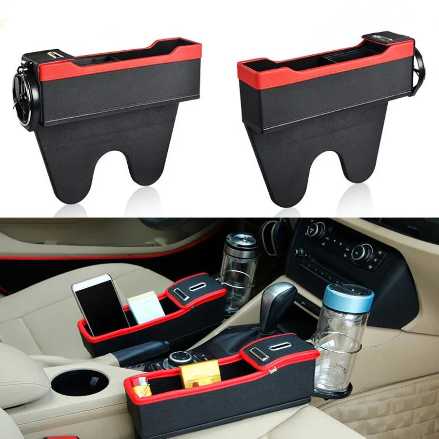 YAQUICKA Car PU Leather Left and Right Seat Crevice Storage Box Coin Collector Cup Holder Multi-Function Pocket Organizer
YAQUICKA Car PU Leather Left and Right Seat Crevice Storage Box Coin Collector Cup Holder Multi-Function Pocket Organizer