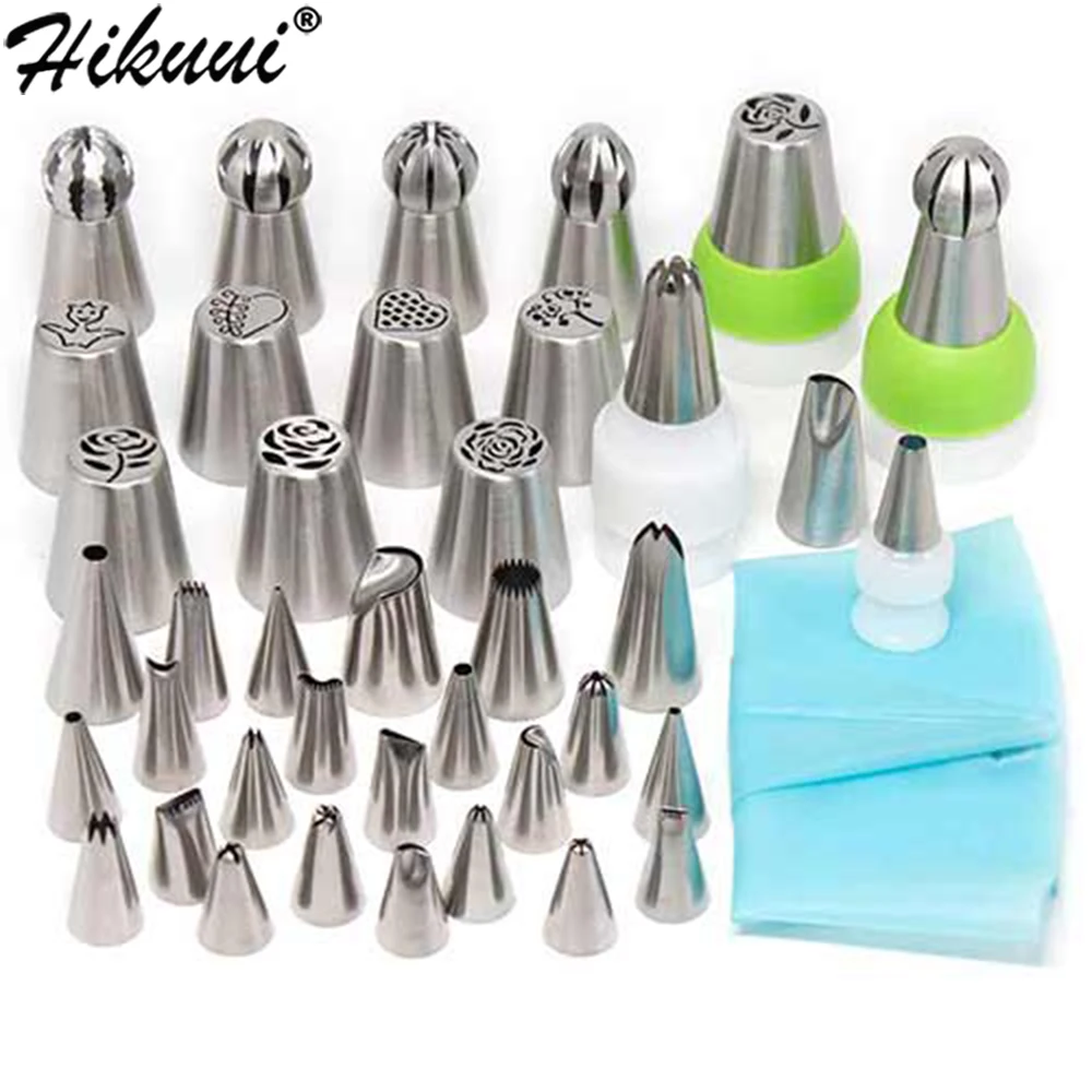 39pcs/set Russian Pastry Nozzles Ball Icing Piping Tips Set Stainless Steel Kitchen Baking Cake decorating cookie making tools
39pcs/set Russian Pastry Nozzles Ball Icing Piping Tips Set Stainless Steel Kitchen Baking Cake decorating cookie making tools