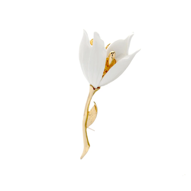 2019 fashion restoring ancient ways white tulip brooch pin Banquet Party dress accessories factory wholesale
2019 fashion restoring ancient ways white tulip brooch pin Banquet Party dress accessories factory wholesale