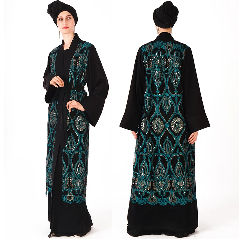 Open Abaya Robe Dubai Turkey Kimono Cardigan Muslim Hijab Dress Kaftan Islamic Clothing Abayas For Women Ramadan Elbise Caftan
Open Abaya Robe Dubai Turkey Kimono Cardigan Muslim Hijab Dress Kaftan Islamic Clothing Abayas For Women Ramadan Elbise Caftan