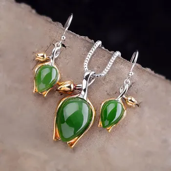 S925 sterling silver precision fashion ladies earrings natural stone tulips drop earrings
S925 sterling silver precision fashion ladies earrings natural stone tulips drop earrings