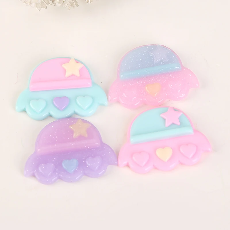 22*32mm 20pcs Diy Craft Hair Accessory Mixed Flat Back Resin UFO Cabochon for diy decoration
22*32mm 20pcs Diy Craft Hair Accessory Mixed Flat Back Resin UFO Cabochon for diy decoration