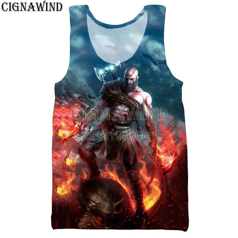 New Popular vest men/women game God of war 3D print vests Harajuku style Bodybuilding streetwear Tops
New Popular vest men/women game God of war 3D print vests Harajuku style Bodybuilding streetwear Tops