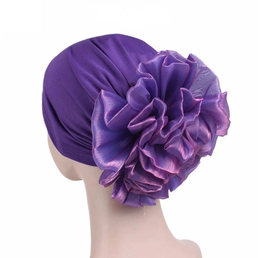 1PC Women's Fashion Big Flower Muslim Turban Hijab Scarf Elastic Cloth Islamic Head Scarf Cap Cancer Chemo Hat Hair Accessories
1PC Women's Fashion Big Flower Muslim Turban Hijab Scarf Elastic Cloth Islamic Head Scarf Cap Cancer Chemo Hat Hair Accessories