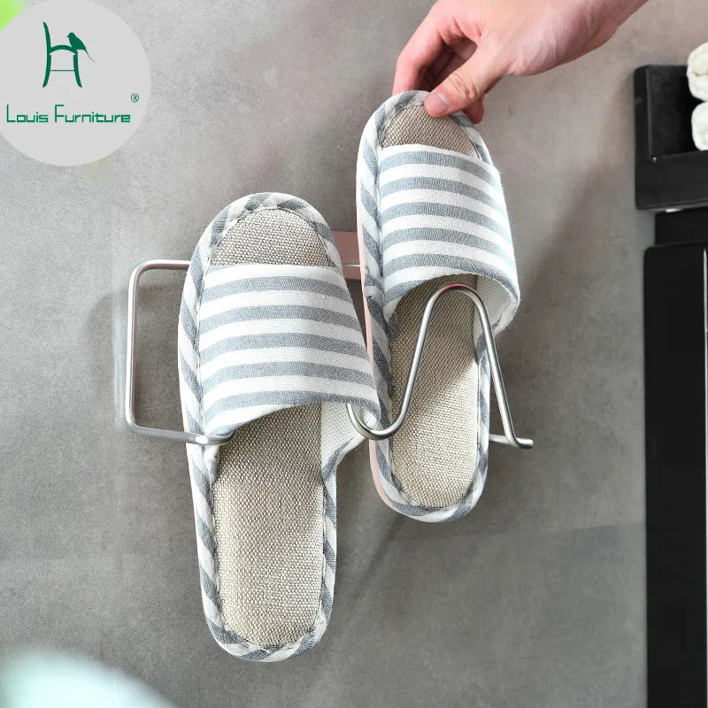 Louis Fashion Punch Free Bathroom Slippers Stand Toilet Furniture Dormitory Hanging Storage Artifact Wall Small
Louis Fashion Punch Free Bathroom Slippers Stand Toilet Furniture Dormitory Hanging Storage Artifact Wall Small