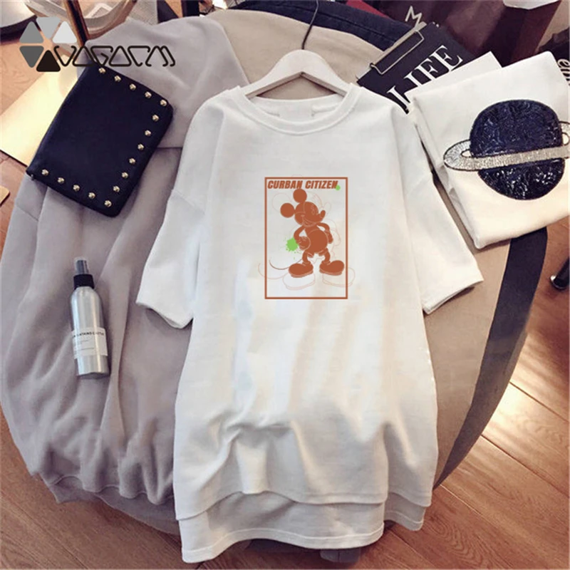 2019 Minnie Mickey Mouse Print Clothes For Women Dresses Loose Cartoon Black Casual Big Size Fashion M-4XL Streetwear Dress
2019 Minnie Mickey Mouse Print Clothes For Women Dresses Loose Cartoon Black Casual Big Size Fashion M-4XL Streetwear Dress