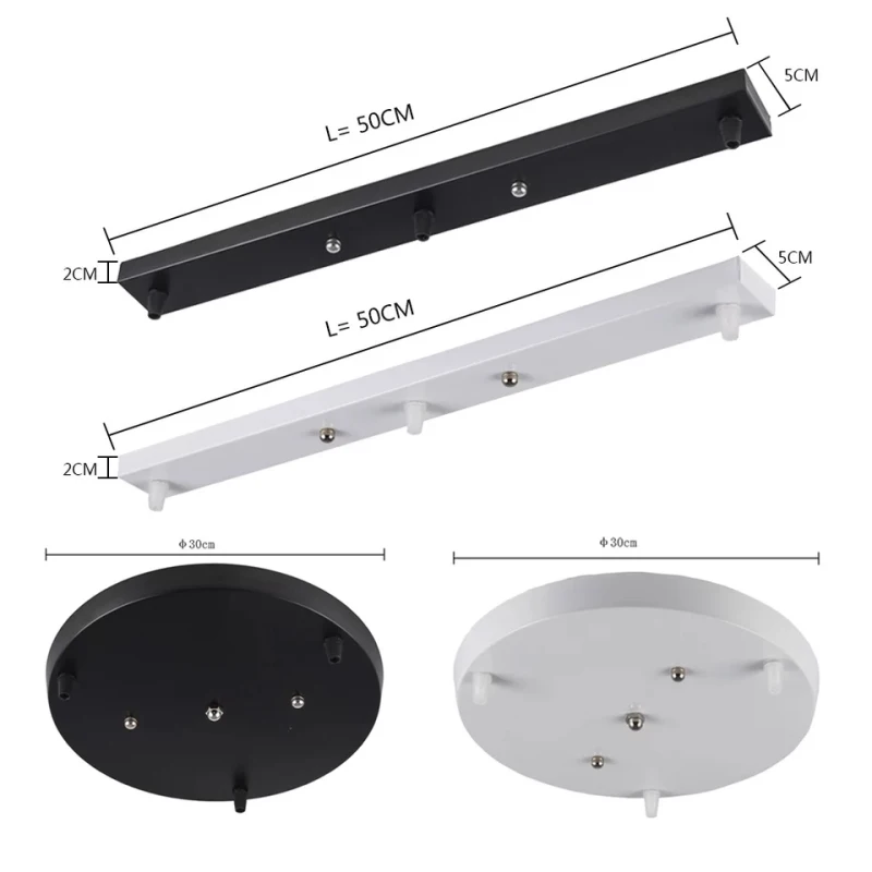 Chandelier Accessories Round Rectangular Lamp Holder 3 Black Or White Ceiling Mounting Plate Ceiling One-Word Disc Ceiling Plate
Chandelier Accessories Round Rectangular Lamp Holder 3 Black Or White Ceiling Mounting Plate Ceiling One-Word Disc Ceiling Plate