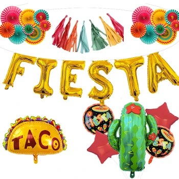 Mexican Fiesta Theme Birthday Party Decorations Kids Foil Cactus Taco Bout a Party Baby Taco Bout Love Balloon Globos Ball
Mexican Fiesta Theme Birthday Party Decorations Kids Foil Cactus Taco Bout a Party Baby Taco Bout Love Balloon Globos Ball