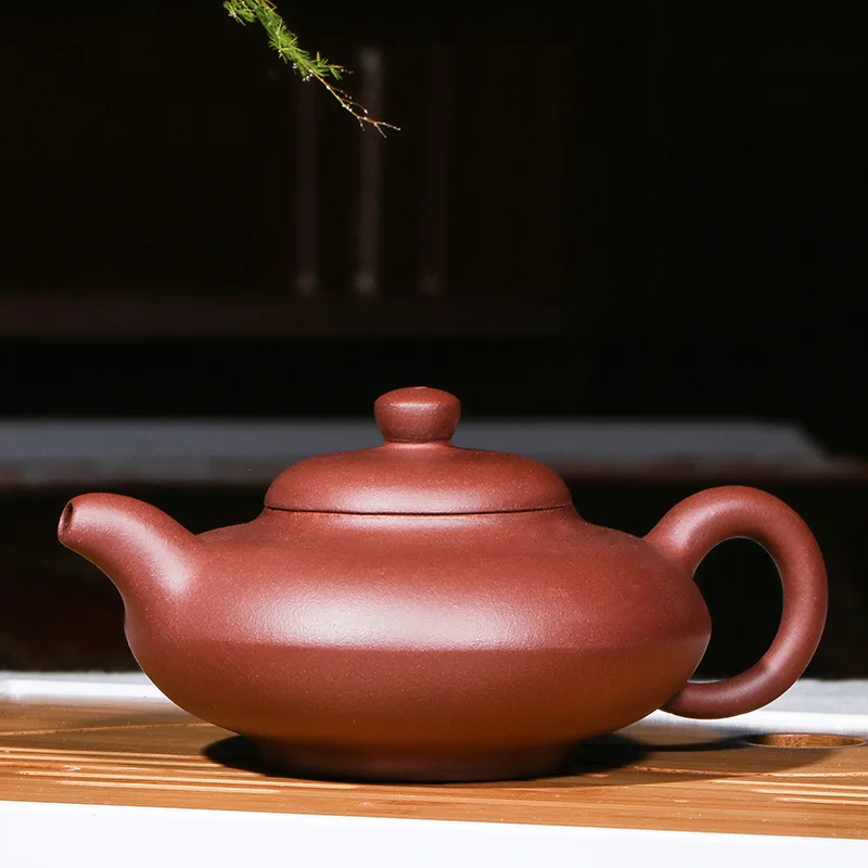 

200ML Yixing Purple Clay Teapot Raw Ore Health Zi Mud Zisha Pot for Household Art Drinkware Chinese Kung Fu Tea Set Puer Kettle