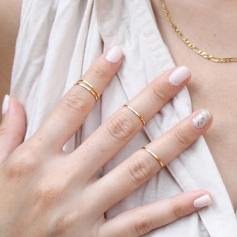 1Set/4pcs Stainless Steel Rings Rose Gold Anti-allergy Smooth Simple personalized custom Wedding Couples Rings Bijouterie
1Set/4pcs Stainless Steel Rings Rose Gold Anti-allergy Smooth Simple personalized custom Wedding Couples Rings Bijouterie