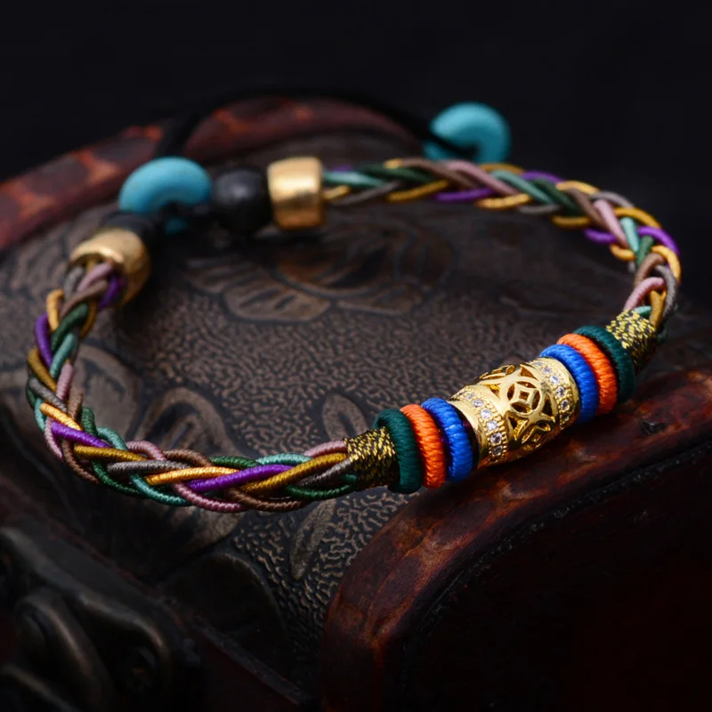 Hand Woven Bracelet For Women Eight-strand Ethnic Strings Bracelet Handmade Knots Lucky Rope Tibetan Buddhism Jewelry
Hand Woven Bracelet For Women Eight-strand Ethnic Strings Bracelet Handmade Knots Lucky Rope Tibetan Buddhism Jewelry