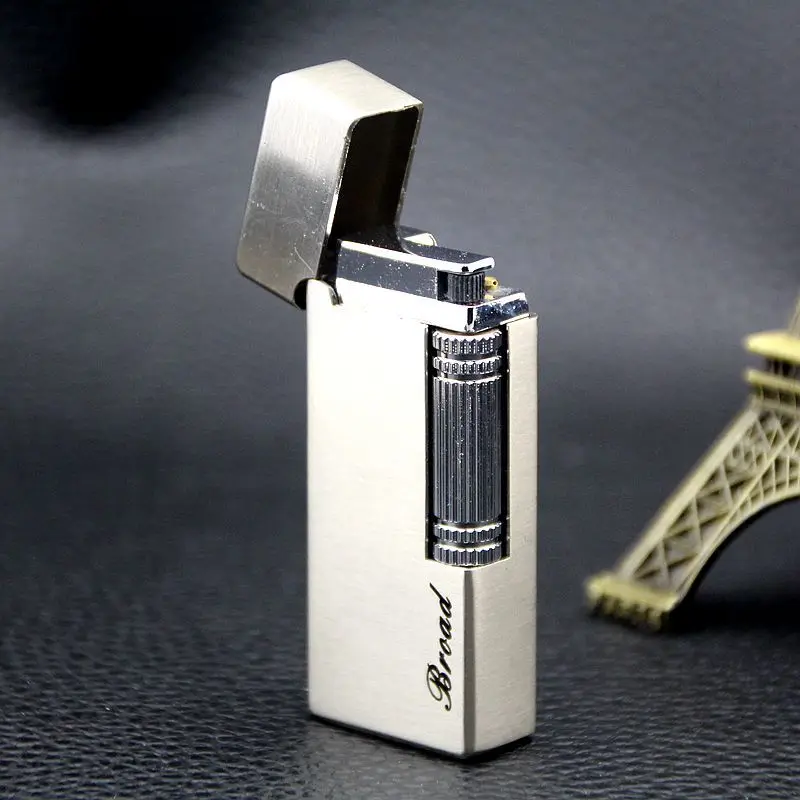 

Grinding Weel Lighter Metal Kerosene Oil Lighter Gasoline Windproof Refillable Cigarette Accessories Retro Men Gadgets Lighters