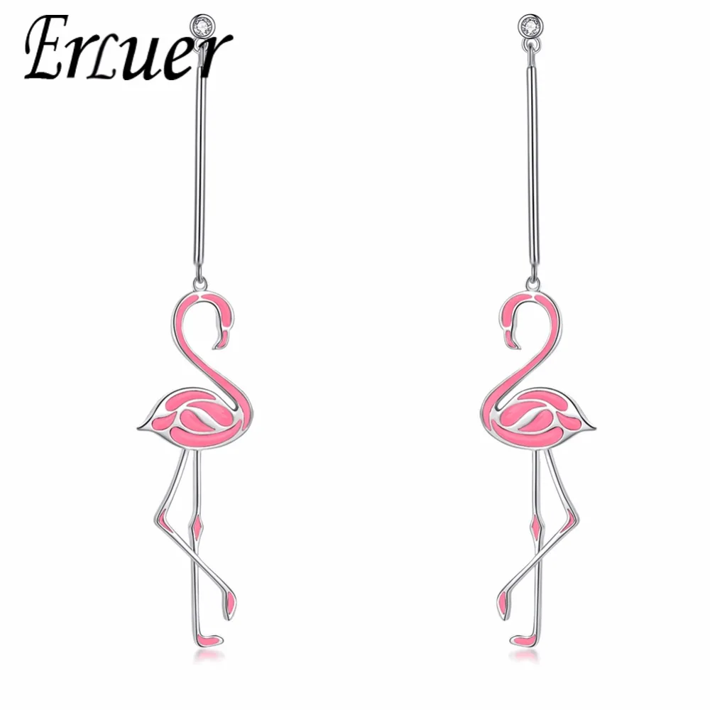 ERLUER Women's Drop Earring Fashion Charm Enamel Flamingos Long Pendant Earrings Dangle Wedding Bridal Party Girls Jewelry
ERLUER Women's Drop Earring Fashion Charm Enamel Flamingos Long Pendant Earrings Dangle Wedding Bridal Party Girls Jewelry