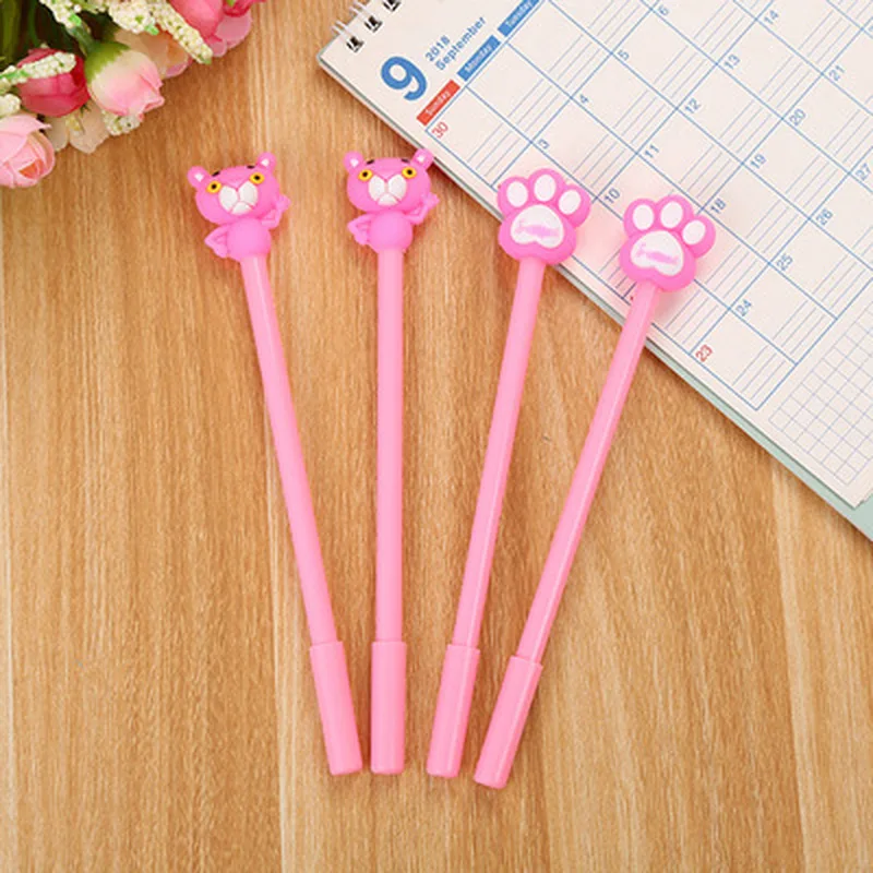 1Pcs New Pink Panther Gel Pens 0.5mm Cute Pens Novelty Stationery Kawaii Pen Student Black Signing Pen Kawaii School Supplies
1Pcs New Pink Panther Gel Pens 0.5mm Cute Pens Novelty Stationery Kawaii Pen Student Black Signing Pen Kawaii School Supplies