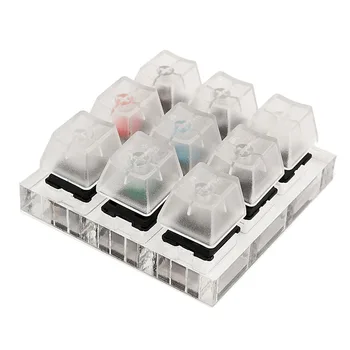 Hot Keyboard Tester Kit Clear Keycaps Sampler Mechanical Keyboard Translucent Keycaps Testing Tool for 9 Cherry MX Switches
Hot Keyboard Tester Kit Clear Keycaps Sampler Mechanical Keyboard Translucent Keycaps Testing Tool for 9 Cherry MX Switches