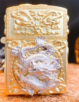 SLGZS watch video plated 22K gold + brass handmade carved relief 3D dragon running lighters
SLGZS watch video plated 22K gold + brass handmade carved relief 3D dragon running lighters