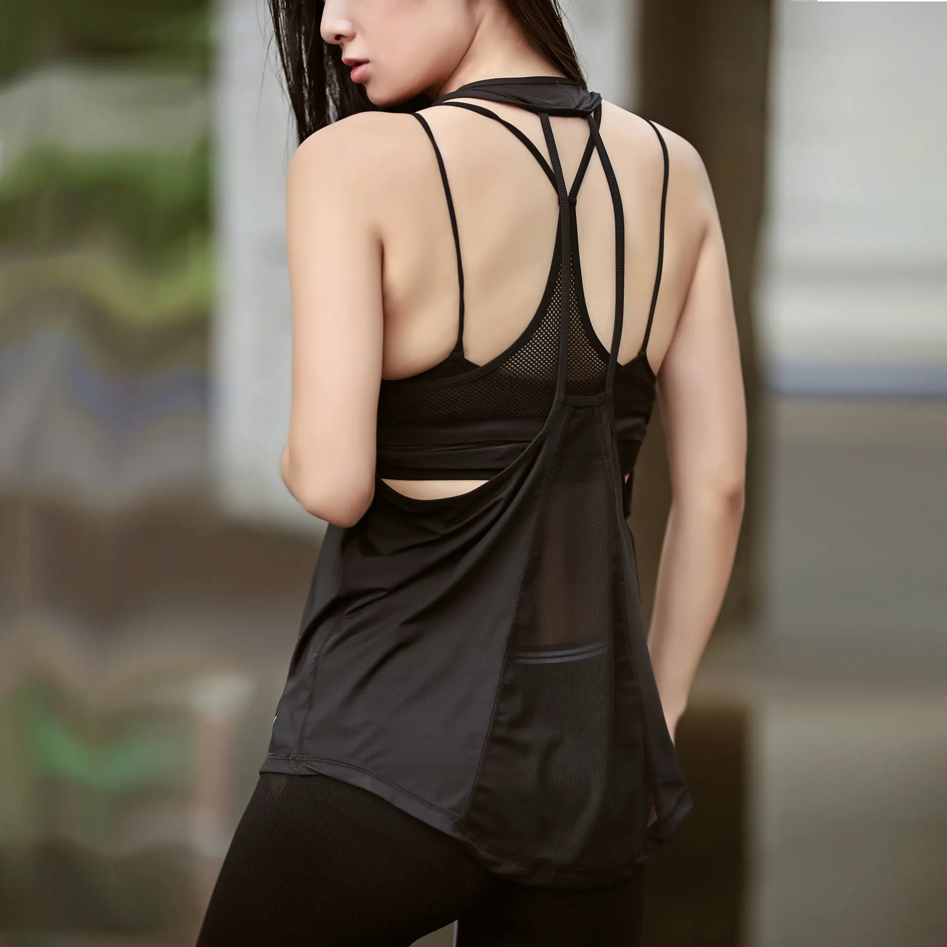 Sexy Backless Mesh Sleeveless Yoga Top White Black Purple Green Sport Jerseys Women Running Sport T Shirt Gym Fitness Top Tees
Sexy Backless Mesh Sleeveless Yoga Top White Black Purple Green Sport Jerseys Women Running Sport T Shirt Gym Fitness Top Tees