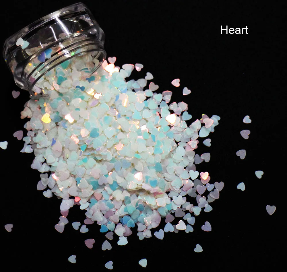 Rhombus/Hexagon/Heart/Round/ Triangle/Star Shapes Sequin, Iridescent Rainbow Shining Slice 3D Nail Art Glitters Paillettes
Rhombus/Hexagon/Heart/Round/ Triangle/Star Shapes Sequin, Iridescent Rainbow Shining Slice 3D Nail Art Glitters Paillettes