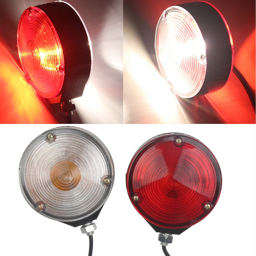 2Pcs Red White Bulb Side Marker Lights Double Side Warning Lamp for 12V 24V Truck Trailer Lorry
2Pcs Red White Bulb Side Marker Lights Double Side Warning Lamp for 12V 24V Truck Trailer Lorry