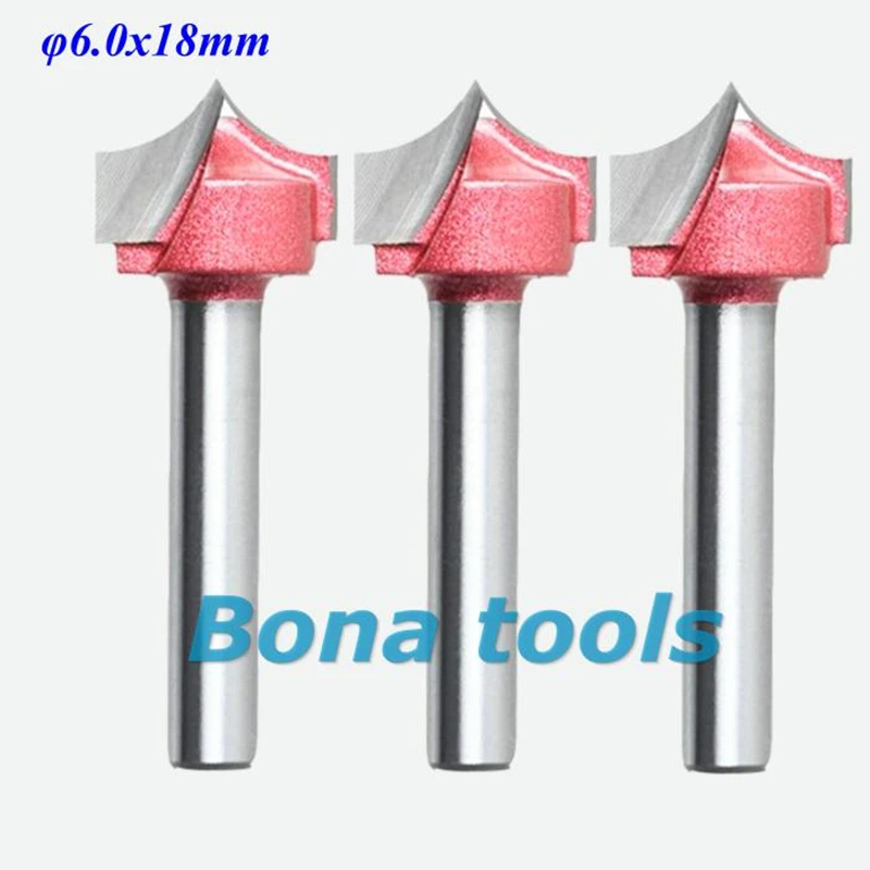 Point-cut Round Over Groove 6.0x18mm WoodWorking Tool Needle Nose Cutters Wood CNC Router Bits Endmill Manufacturer
Point-cut Round Over Groove 6.0x18mm WoodWorking Tool Needle Nose Cutters Wood CNC Router Bits Endmill Manufacturer