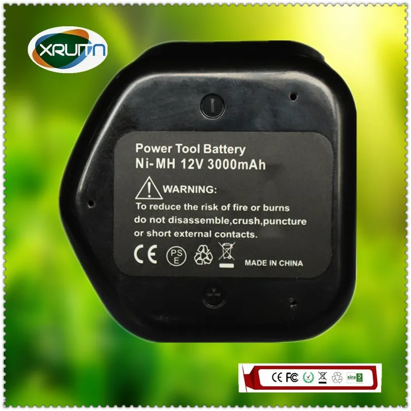 NEW 12V 3000mAh / 3.0Ah NI-MH Battery for Hitachi EB12 EB1224 EB12B EB12G EB12S FEB12 FEB12S 12 Volt Cordless Drill Power Tool
NEW 12V 3000mAh / 3.0Ah NI-MH Battery for Hitachi EB12 EB1224 EB12B EB12G EB12S FEB12 FEB12S 12 Volt Cordless Drill Power Tool