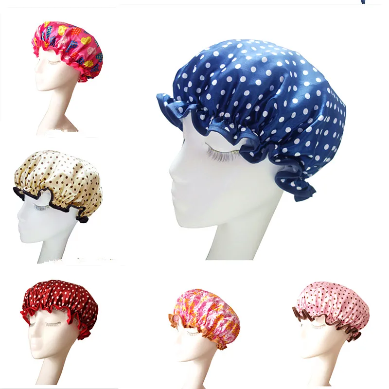 1 PC. cute thick shower caps Colorful bathroom shower caps hair Cover double waterproof shower cap for women wholesale
1 PC. cute thick shower caps Colorful bathroom shower caps hair Cover double waterproof shower cap for women wholesale