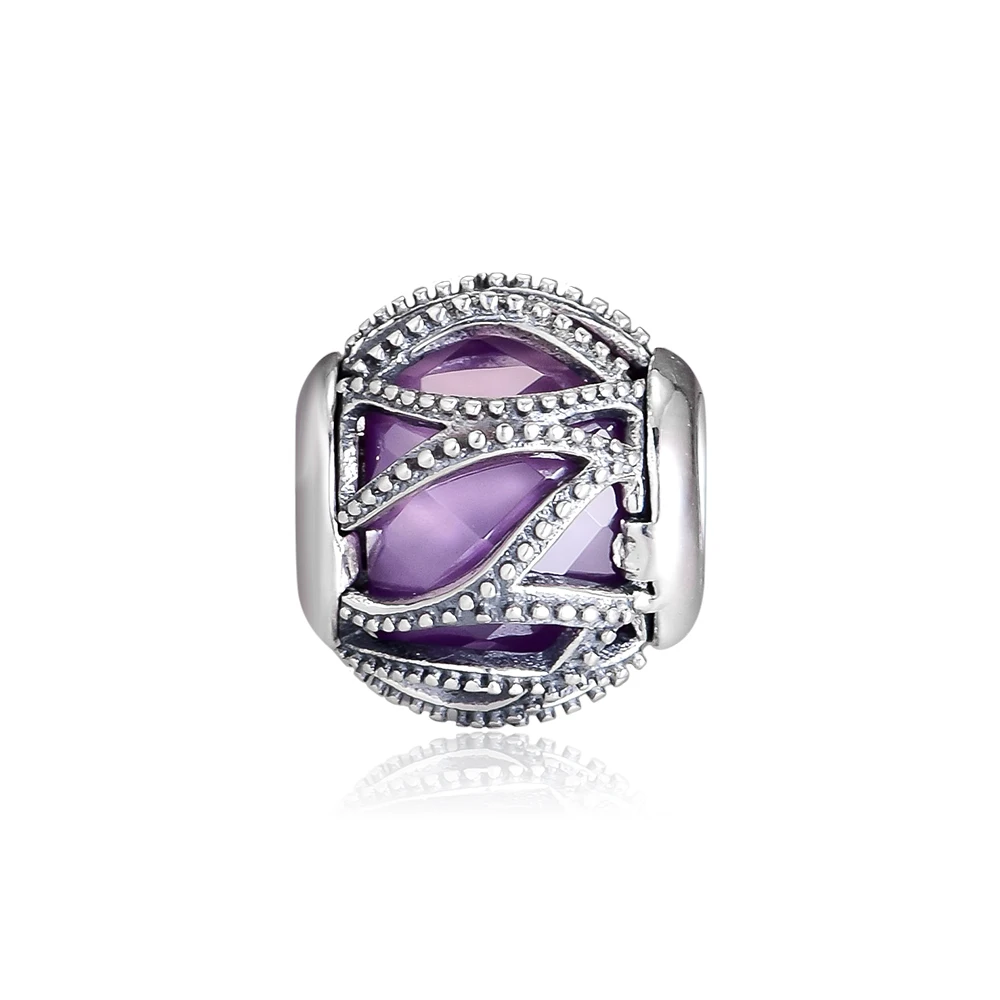CKK 925 Sterling Silver Intertwining Radiance Purple Charms Original Beads Fits Bracelets & Bangle DIY Jewelry
CKK 925 Sterling Silver Intertwining Radiance Purple Charms Original Beads Fits Bracelets & Bangle DIY Jewelry