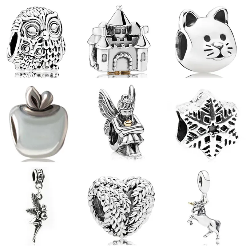 Hot Fashion Apple Star Unicorn Bowknot Family Tree Castle Alloy Charm Beads Fit Pandora Bangles for Women DIY Jewelry Berloque
Hot Fashion Apple Star Unicorn Bowknot Family Tree Castle Alloy Charm Beads Fit Pandora Bangles for Women DIY Jewelry Berloque