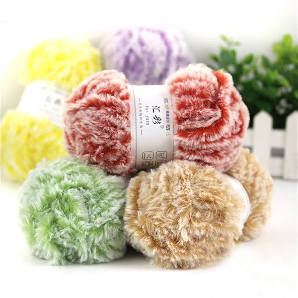 2019 New 50g/Set DIY Hand Knitting Fur Yarn Warm Baby Yarn Very Craft Soft Woven Sweater&Scarf&Hat Imitation Mink Feather Yarns
2019 New 50g/Set DIY Hand Knitting Fur Yarn Warm Baby Yarn Very Craft Soft Woven Sweater&Scarf&Hat Imitation Mink Feather Yarns