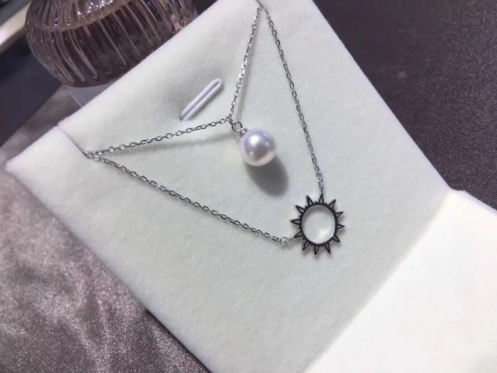 925 Sterling Silver Fashion Pearl Necklace Mounting, Nice Quality Necklace Settings Jewelry Parts Fittings Charm Accessories
925 Sterling Silver Fashion Pearl Necklace Mounting, Nice Quality Necklace Settings Jewelry Parts Fittings Charm Accessories