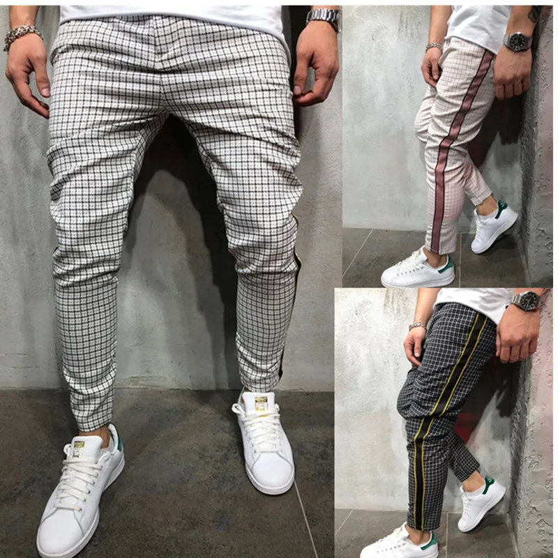 New men's summer slacks sports hall slim fit jogging hip hop pants slim fit individual casual stripe side ribbon trousers stripe
New men's summer slacks sports hall slim fit jogging hip hop pants slim fit individual casual stripe side ribbon trousers stripe