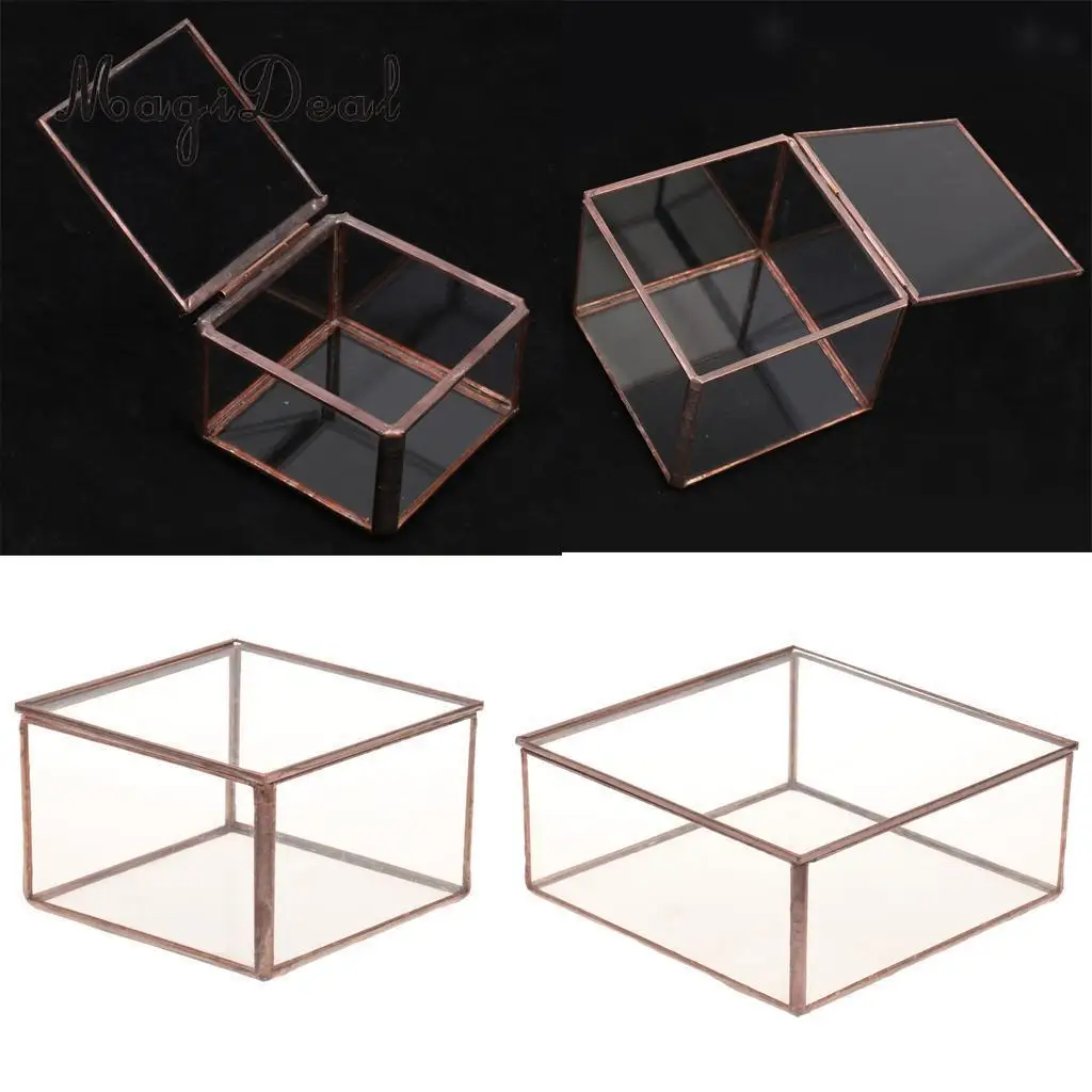 MagiDeal Vintage Geometric Glass Clear Jewelry Box Terrarium Plant Succulent Planter Box Table Decor
MagiDeal Vintage Geometric Glass Clear Jewelry Box Terrarium Plant Succulent Planter Box Table Decor