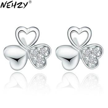 Silver clover earrings lovely wild crystal jewelry ladies fashion high quality jewelry manufacturers, wholesale
Silver clover earrings lovely wild crystal jewelry ladies fashion high quality jewelry manufacturers, wholesale
