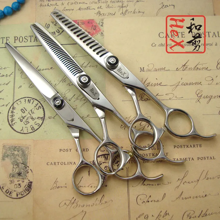 free case! 3pcs/set of professional scissors set including 6" hair cutting scissors and 14 teeth & 35 teeth thinning scissors
free case! 3pcs/set of professional scissors set including 6" hair cutting scissors and 14 teeth & 35 teeth thinning scissors