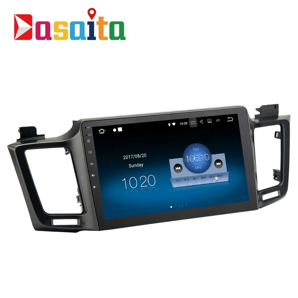 Dasaita 10.2" Android 8.1 Car GPS Player Navi for Toyota RAV4 2014-2016 with 2G+16G Quad Core Stereo Radio Multimedia No DVD 4G