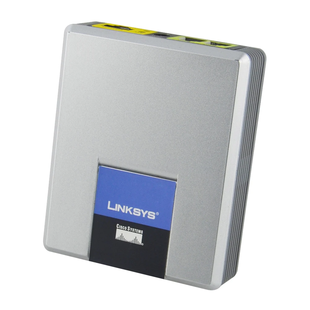 Разблокированный Linksys лучший тип SPA2002 VoIP аналоговый телефонный адаптер с 2 FXS